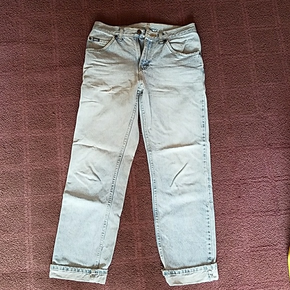 Vintage Lee Straight Leg Jeans - Picture 2 of 2